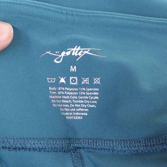 Profile by Gottex | Full Length Leggings Teal Medium - Picture 6 of 6